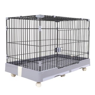 友善夥伴 舒適居家抽屜款狗籠 CSN-DT 附移動輪, 灰色, 1個