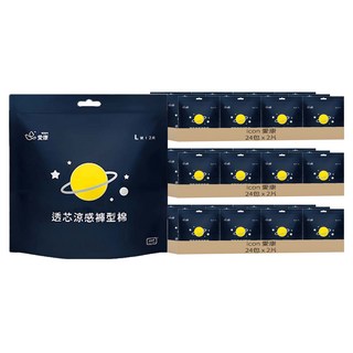 icon 愛康 透芯涼感褲型衛生棉, L(臀圍85~105cm), 2片, 72包