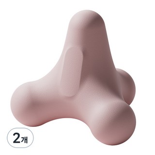 粉彩身體按摩刮痧板, 莫蘭迪粉, 2個