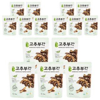 hanbugak 辣椒香酥脆, 15個, 30g