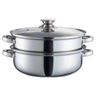 Entumano 2層不鏽鋼蒸鍋, 1個, 28cm