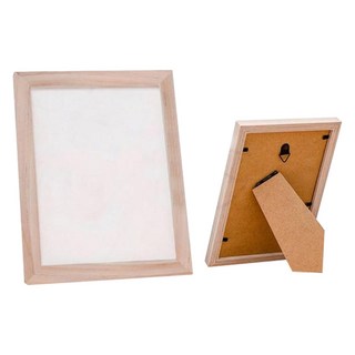 木質無印風掛擺兩用相框 10吋 原木紋, 1個