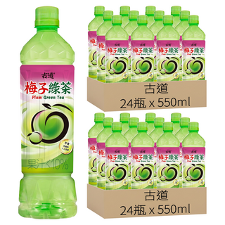 古道 梅子綠茶, 550ml, 48瓶