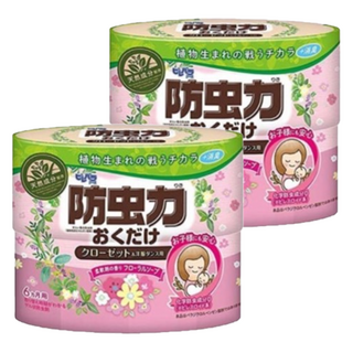 EARTH 地球製藥 植物系香氛驅蟲消臭劑 去除衣物異味 衣櫥櫃適用 花香, 300ml, 2盒