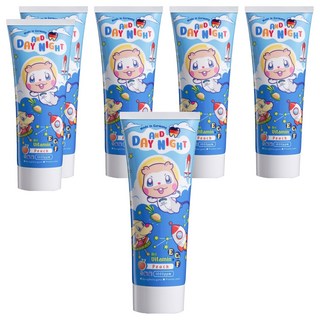Day and Night 德恩奈 兒童牙膏 水蜜桃/草莓款式隨機, 90g, 6條