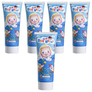 Day and Night 德恩奈 兒童牙膏 水蜜桃/草莓款式隨機, 90g, 5條