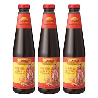 李錦記 財神蠔油 不加防腐劑, 510g, 3瓶