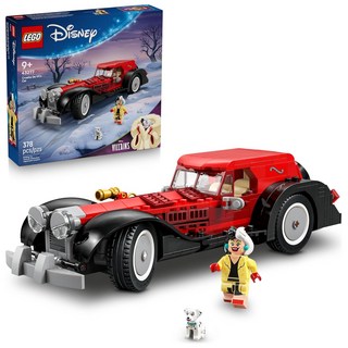 LEGO 樂高 43277 迪士尼系列 庫伊拉的汽車 Cruella De Vil's Car, 1套, 混和顏色