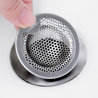쿠파고 스텐 304 이물질 욕조거름망, 은색