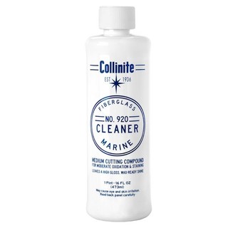 Collinite 柯林 920 柯林蠟 玻璃纖維清潔劑 中度氧化和染色清潔劑, 473ml, 1瓶