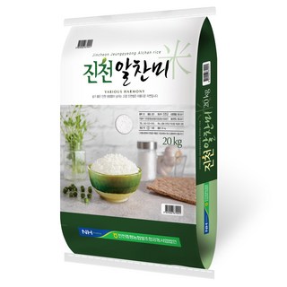 진천증평농협 2025년산 햅쌀 알찬미, 상등급, 20kg, 1개