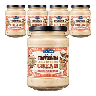 Fontana 圖翁巴烤蘑菇奶油義大利麵醬, 430g, 5個