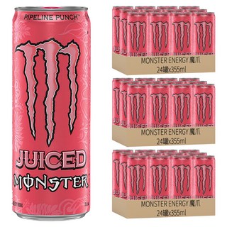 MONSTER ENERGY 魔爪 管浪潘趣碳酸能量飲料, 355ml, 72罐