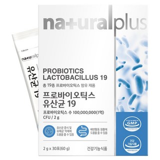 naturalplus 優質益生菌19隨身粉包, 60g, 1盒