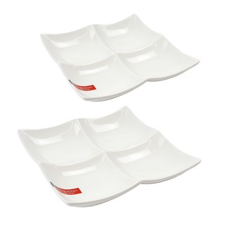 로얄보덴 네칸 나눔 접시 중, 화이트, 2개