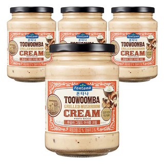 Fontana 圖翁巴烤蘑菇奶油義大利麵醬, 430g, 4個