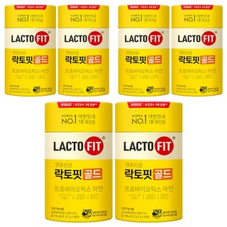 Chong Kun Dang 鍾根堂 LACTO-FIT gold升級版 益生菌 大童及成人款, 50包, 2g, 6罐