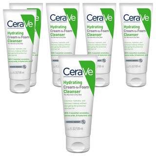 CeraVe 適樂膚 溫和洗卸泡沫潔膚乳, 100ml, 6件