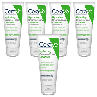 CeraVe 適樂膚 溫和洗卸泡沫潔膚乳, 100ml, 5件