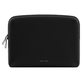 NAUGHTY GHOST 頑皮鬼 Pensive筆電收納內膽包 Macbook專用 防潑水抗震 內含配件口袋, 1個, 經典黑