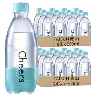 TAISUN 泰山 CHEERS 氣泡水, 300ml, 48瓶