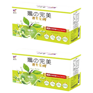 東華堂 孅の完美日本專利青森蘋果果膠 2入 膳食纖維 奇亞籽粉 專利益生菌 蔬果酵素, 20包, 15g, 2盒
