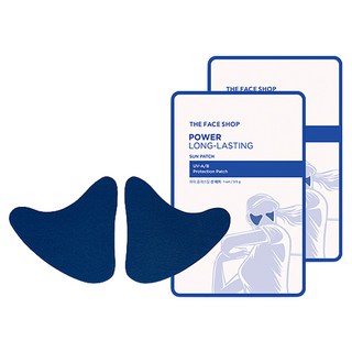 THE FACE SHOP 菲詩小舖 Power長效持久防曬貼片 中性海軍藍, 2包