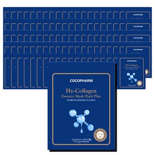 COCOPHARM Natureby水解膠原蛋白精華面膜, 1片, 100片