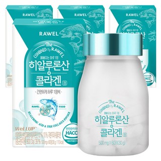 RAWEL 玻尿酸膠原蛋白錠, 60顆, 4盒