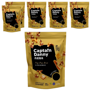Captain Danny 丹尼船長 米米花 手炒塩味焦糖味, 100g, 6包