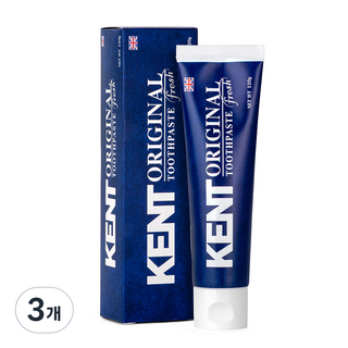 켄트 오리지널 프레쉬 치약, 120g, 3개