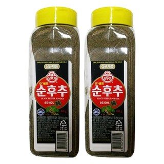 OTTOGI 不倒翁 黑胡椒粉, 450g, 2個