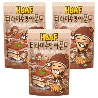 HBAF 杏仁果 提拉米蘇味, 190g, 3包