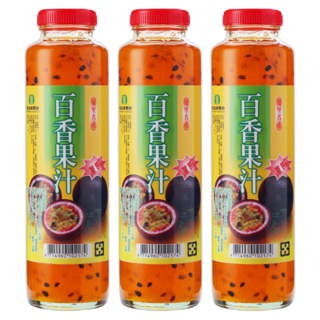埔里鎮農會 百香果汁, 800g, 3瓶