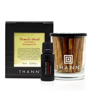 THANN 精油+擴香杯組, 木質芳香, 10ml, 1組