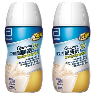 亞培 葡勝納 糖尿病專用營養品, 低升糖指數, 多種營養素, 含有膳食纖維, 200ml, 2瓶