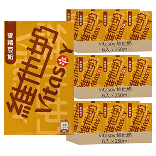 Vitasoy 維他奶 麥精豆奶, 250ml, 18入