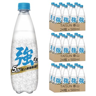 TAISUN 泰山 CHEERS EX 強氣泡水, 500ml, 72瓶