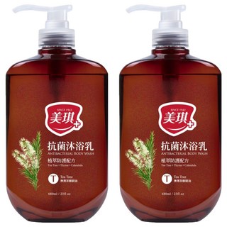 美琪 抗菌沐浴乳 茶樹, 680ml, 2瓶