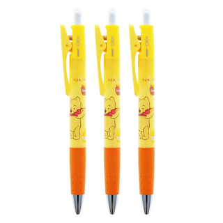 sun-star 迪士尼原子筆, 小熊維尼 黃色, 3支