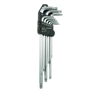 Octopus章魚牌 9pcs特長中空星型扳手組 T10-T50 S2耐衝擊合金工具鋼, 1組