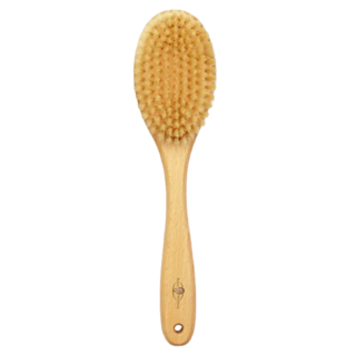 B&W珀薇 HOMESPA沐浴清潔刷 德國製 深層清潔 1個 白豚鬃 天然原木, 單色