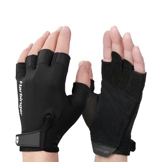 하빈져 남녀공용 프로글러브 2.0 헬스장갑, 블랙, 1세트