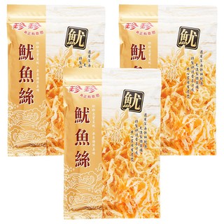 珍珍 魷魚絲, 80g, 3包