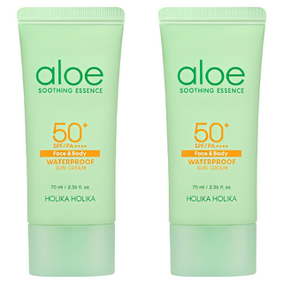 홀리카홀리카 알로에 워터프루프 선크림 SPF50+ PA++++, 70ml, 2개