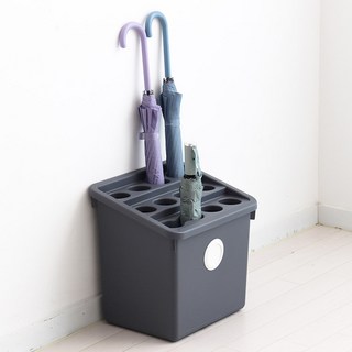 올리빙 국내 제조 도트 모듈 우산꽂이, 1개, 그레이