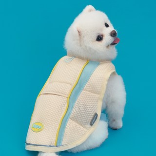 도그아이 워터솔루션 쿨조끼, 아이보리, 1개