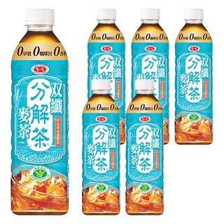愛之味 分解茶 双纖麥茶, 590ml, 6瓶