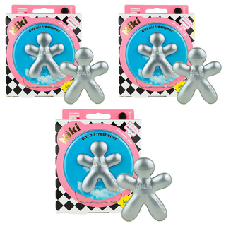 Mr&Mrs FRAGRANCE Niki 經典車用芳香劑, 清新空氣, 3個
