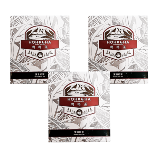 HOHOCHA 喝喝茶 三角立體茶包 小葉種蜜香紅茶 Set 3g/入, 12包, 3盒